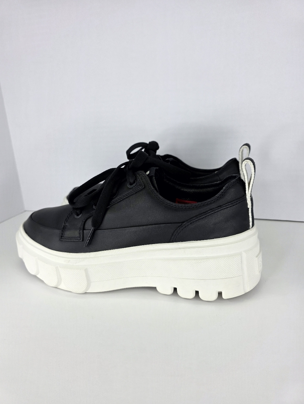 Sorel Womens Caribou X Sneakers Size 8.5 Black Leather Platform Waterproof Shoes - Picture 3 of 14